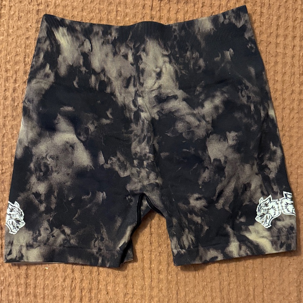 Darc Sport Black and Tan Bike Shorts